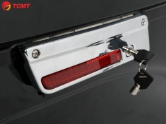 TCMT XF111508-B ABS Plastic Black Saddlebags w/ Lid & Latch Keys For Harley Electra Glide 93-13