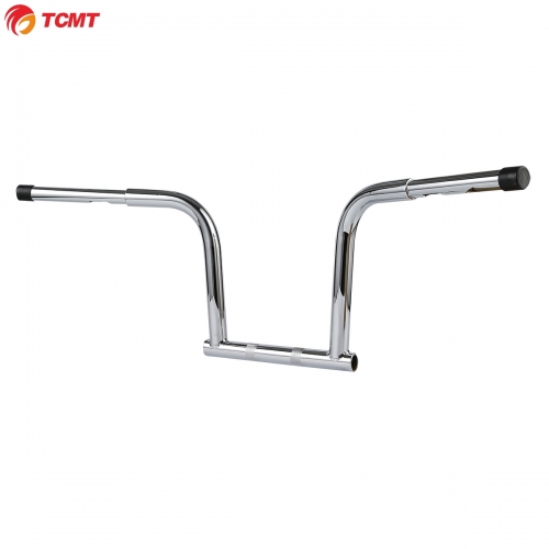 TCMT XF161036-E-12 12" Chrome 1-1/4" Batwing Handlebar Fit For Harley 16-17 DYNA FXDLS 99-17 FXDWG