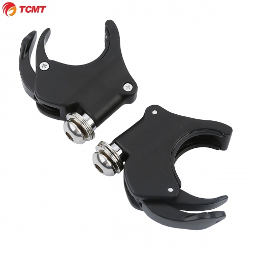 TCMT XF290642-01-B 49mm Detachable Windshield Clamps Fit For Harley Dyna Fat Street Bob Super Glide