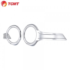 TCMT XF29012035-E Chrome Fog Light Trim Rings Case Cover Fit For Honda Goldwing GL1800 2018-2020